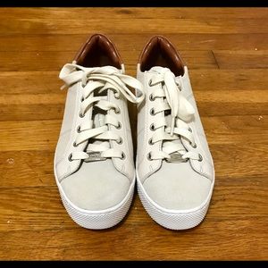 Suede and leather Coach sneakers